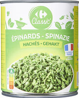 Épinards hachés
