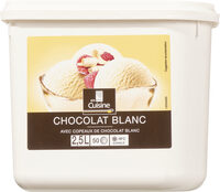 Creme glacee chocolat blanc