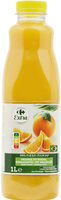 100% pur jus orange du brésil sans pulpe