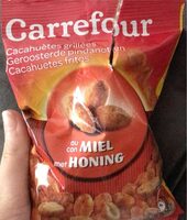 Cacahuètes grillées au miel
