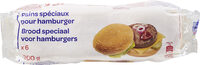 Pains spéciaux pour hamburger