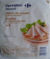 Blanc de poulet cuit au bouillon x 4