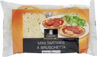 Mini tartines à bruschetta