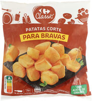 Patatas corte para bravas