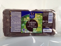 Bio Galettes de Riz nappées de Chocolat Noir
