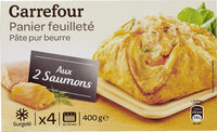 Paniers feuilletés Deux Saumons