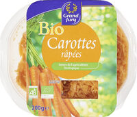 Carottes râpées bio