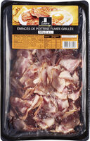 Émincés de poitrine fumée grillée