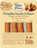 Véritables knacks d'Alsace
