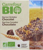 Barre cereales chocolat
