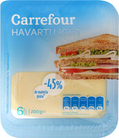Queso havarti en lonchas light