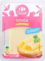 Queso gouda light en lonchas