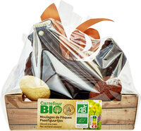 Moulages de Pâques, poule chocolat noir bio