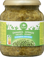 Épinards hachés à la crème