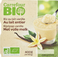 Riz au lait vanille
