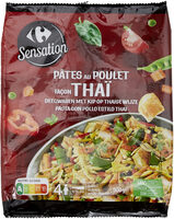 Pâtes au poulet façon Thaï