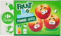 Purée de pomme sans sucres ajoutés