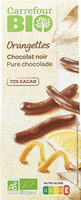 Orangettes Chocolat noir
