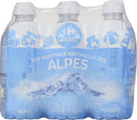 Eau minérale naturelle des alpes