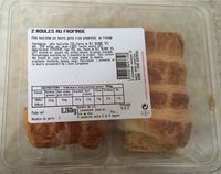 2 roulés au fromage
