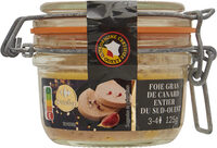 FOIE GRAS de Canard ENTIER du Sud-Ouest
