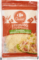 3 FROMAGES Maasdam - Emmental - Mozzarella
