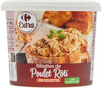 Rillettes de poulet rôti en cocotte