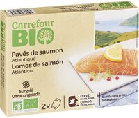 Lomos de salmón ecológico
