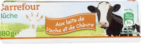Bûche aux laits de vache et de chèvre