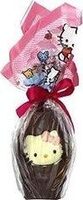 Œuf chocolat au lait décoré Hello Kitty