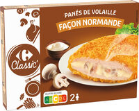 Panés de volaille façon normande