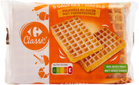 6 Gaufres Poudrées au sucre