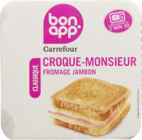 Croque Monsieur Jambon Fomage