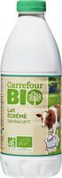 Lait écrémé bio Stérilisé UHT