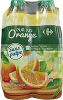 Jus d'orange 100% pur fruit pressé PROMO : 30%