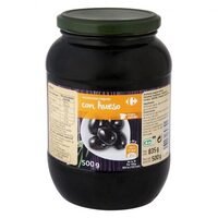 Aceitunas negras enteras barril