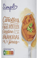 Carottes (très fines)