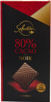 80% cacao noir