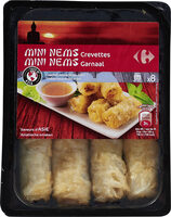 Mini nems crevettes