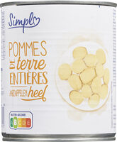 Pommes de terre entières