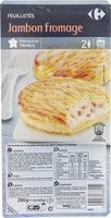 Feuilletés jambon fromage