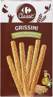 Grissini Sésame et Huile d'olive 7%
