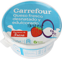 Queso Fresco Batido Con Fresas 0%