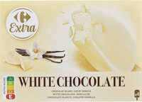 White Chocolate Chocolat blanc, cœur vanille