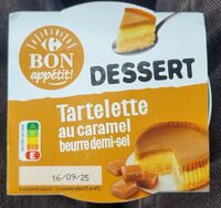 DESSERT Tartelette au caramel beurre demi-sel