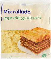Mix quesos rallados para gratinar