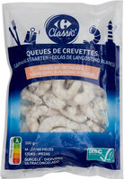 Queues de Crevettes crues décortiquées