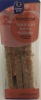Sandwich Club - Saumon fumé Salade