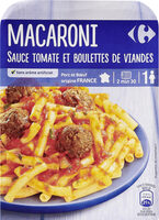 Macaroni boulettes SAUCE TOMATE