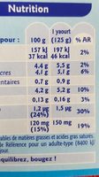 Yaourts aux fruits 0%